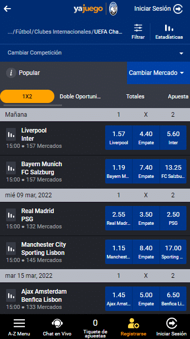 Apuestas de f&uacute;tbol