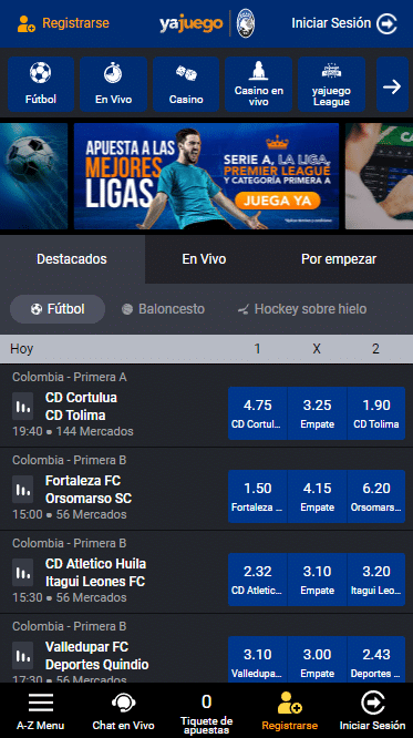 aplicaci&oacute;n de Yajuego