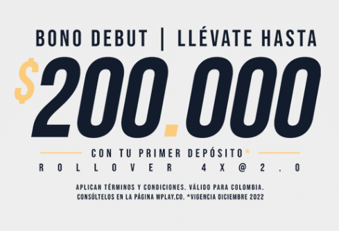 bono de bienvenida wplay