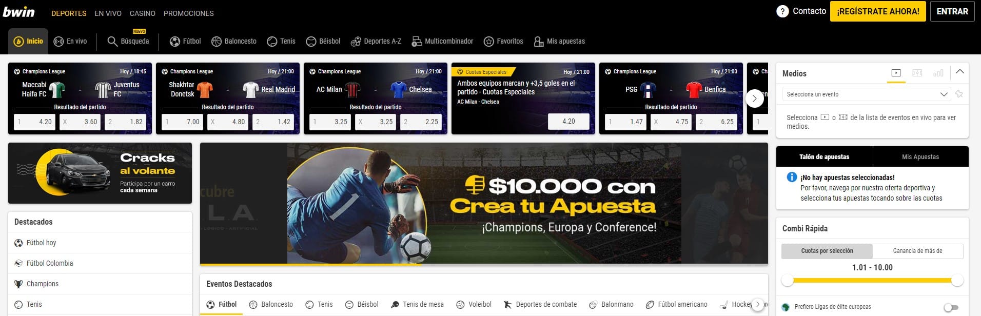 Bwin Colombia